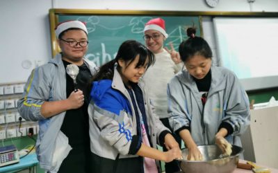 In der chinesischen Weihnachtsbäckerei