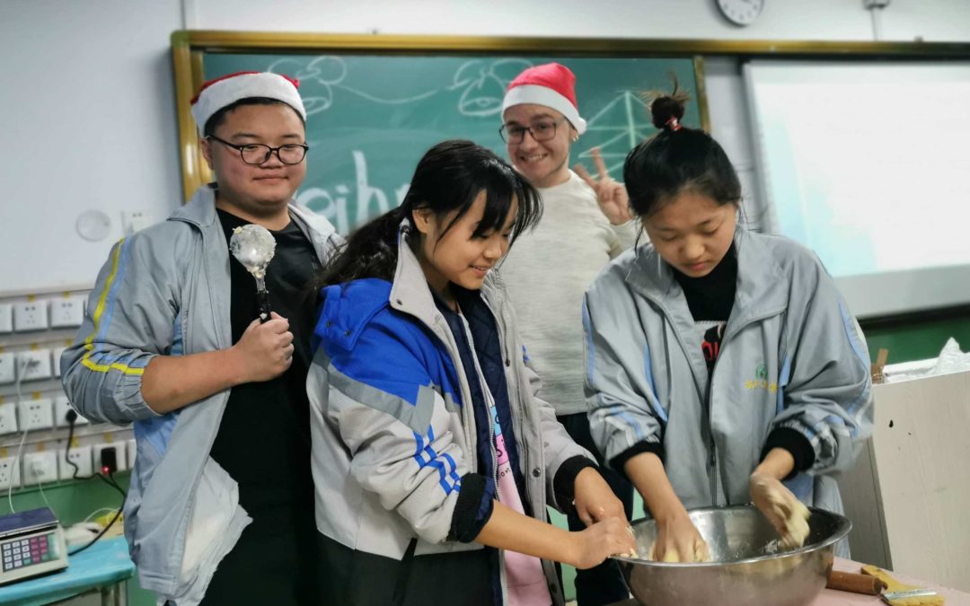 In der chinesischen Weihnachtsbäckerei